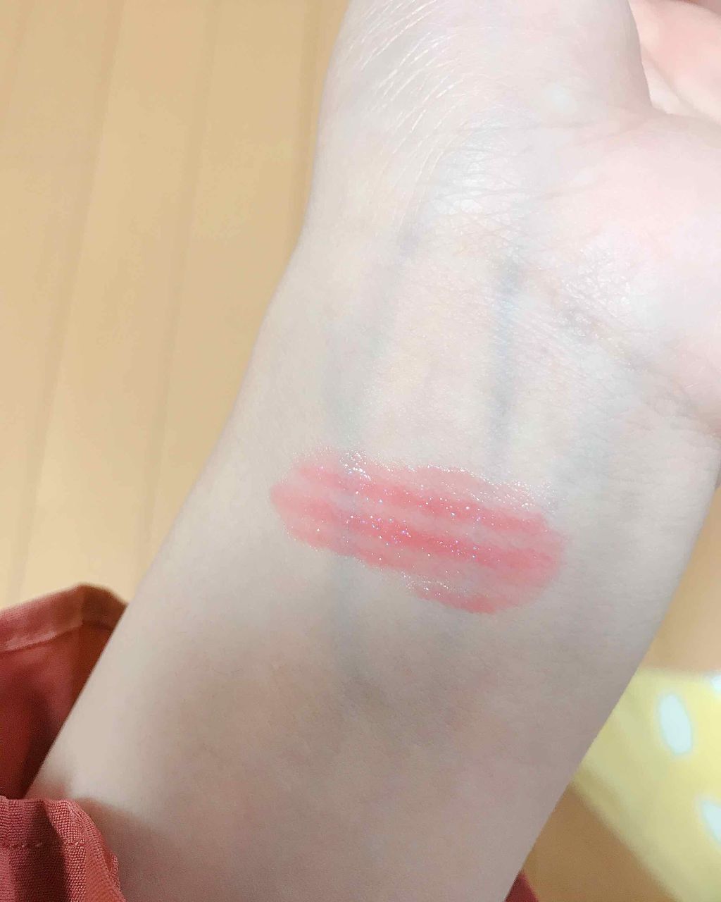 オールインワンティント 03 スパークルチェリー/シャインリッチ/リップティントを使ったクチコミ（2枚目）