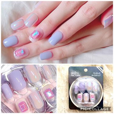 ワンタッチネイルチップ Gelato Factoryの口コミ ジェラートファクトリー ワンタッチネ By Borotama 混合肌 Lips