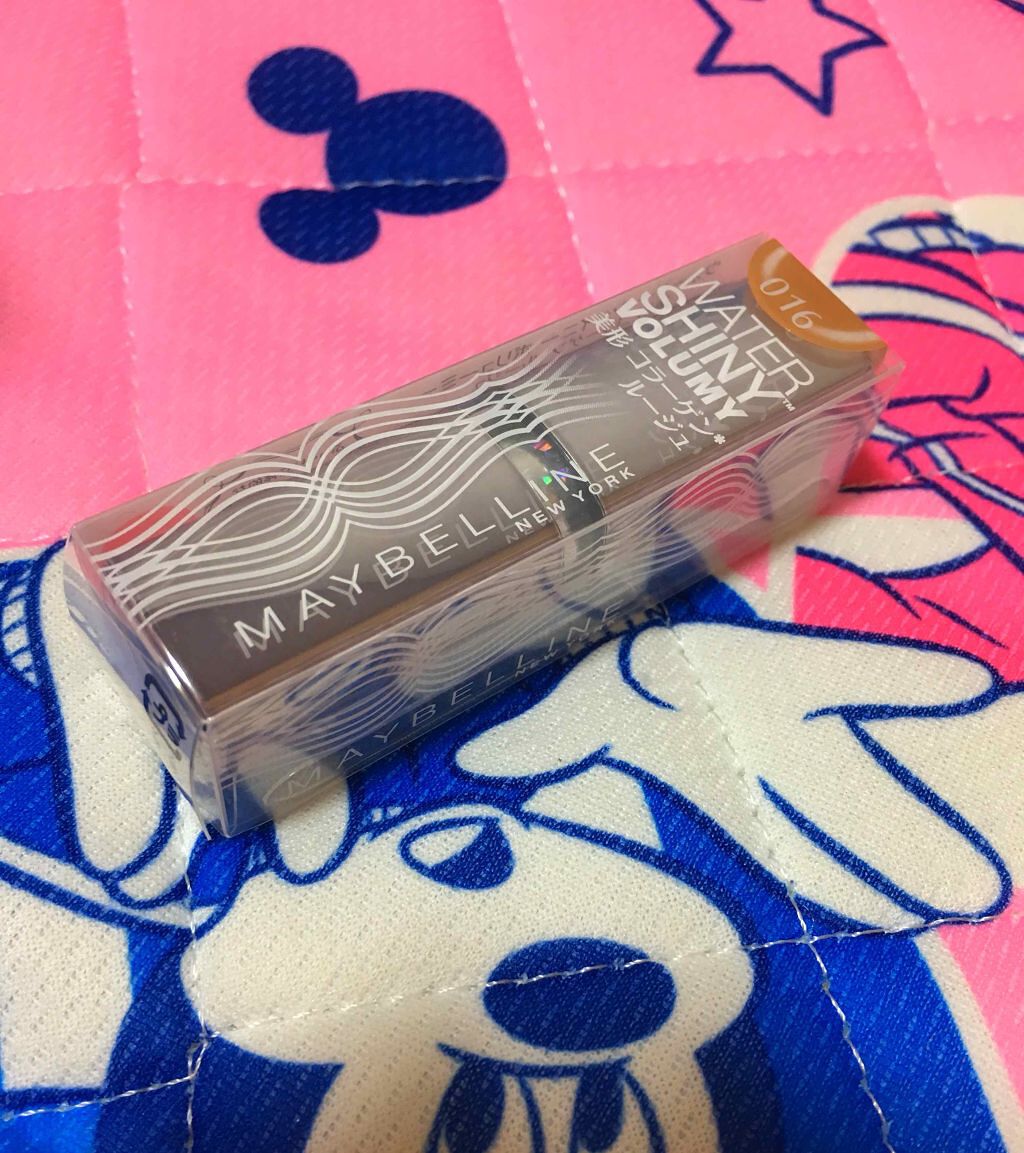ウォーター シャイニー ボリューミー/MAYBELLINE NEW YORK/口紅を使ったクチコミ（1枚目）