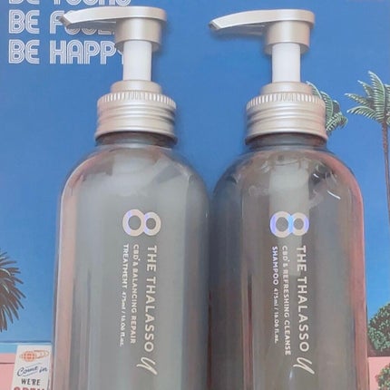 エイトザタラソ ユー CBD&リフレッシング クレンズ 美容液シャンプー/CBD&バランシング ダメージリペア 美容液ヘアトリートメント/エイトザタラソ/市販シャンプーを使ったクチコミ(1枚目)