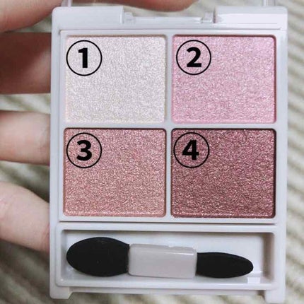 シルキースフレアイズ/キャンメイク/アイシャドウパレットを使ったクチコミ(2枚目)