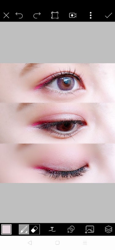 UR GLAM　BLOOMING EYE COLOR PALETTE/U R GLAM/アイシャドウパレットを使ったクチコミ（2枚目）