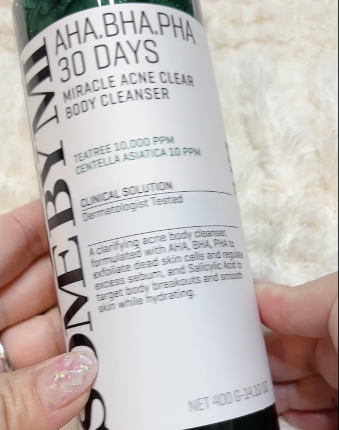 AHA·BHA·PHA 30デイズミラクルアクネボディクレンザー/SOME BY MI/ボディソープを使ったクチコミ（2枚目）