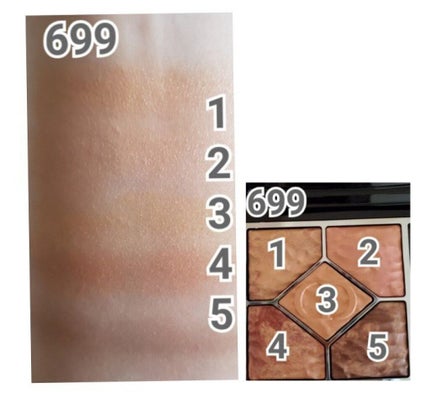 サンク クルール クチュール <サマー デューン>/Dior/アイシャドウパレットを使ったクチコミ(4枚目)