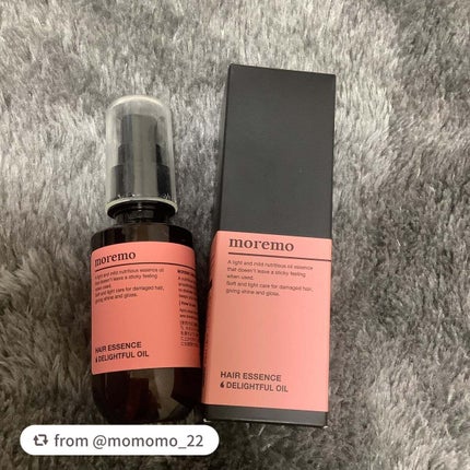 ヘアエッセンスディライトフルオイル 70ml / Hair Essence Delightful Oil 70ml/moremo/ヘアオイルを使ったクチコミ(1枚目)