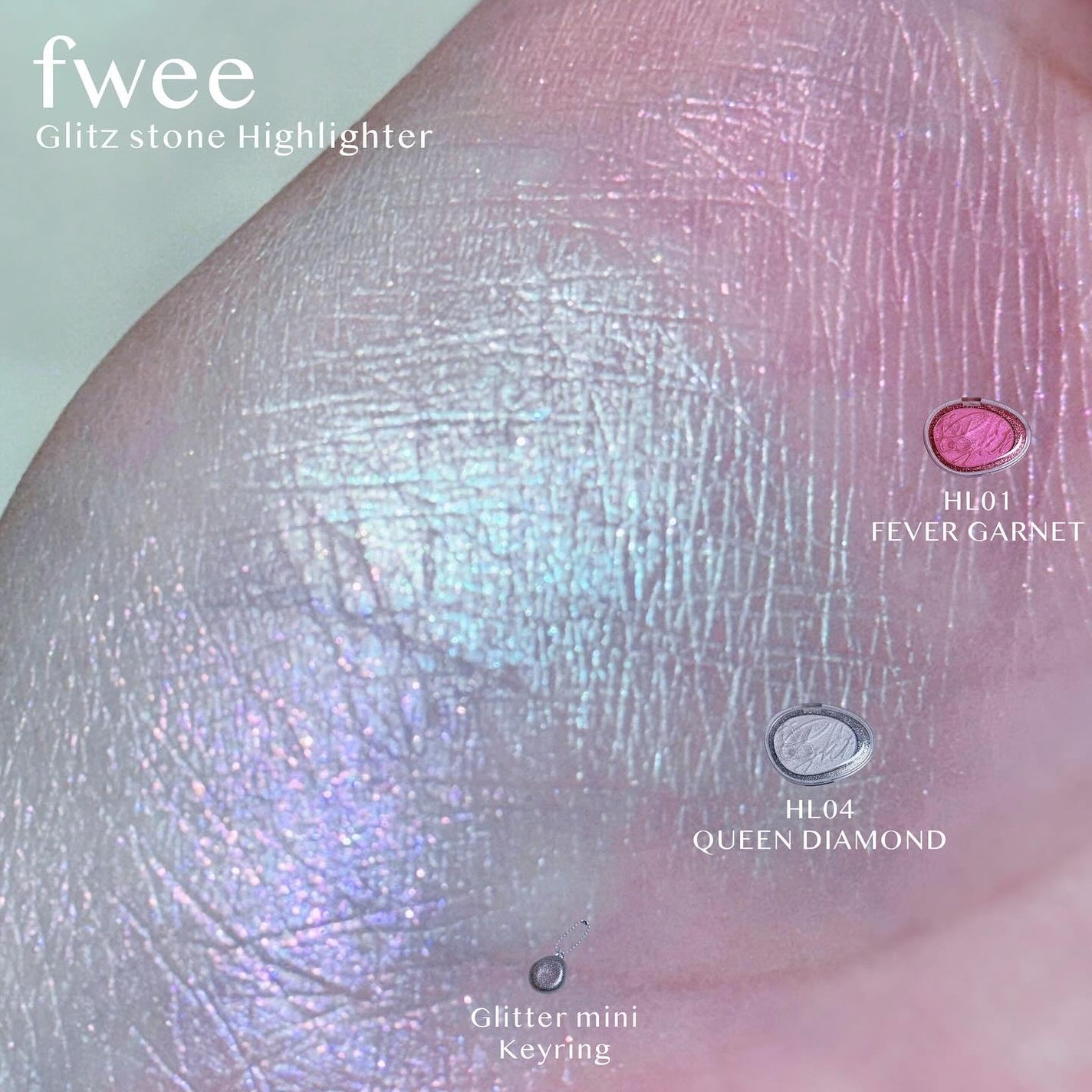 フィー グリッツストーンハイライター/fwee/パウダーハイライトを使ったクチコミ(2枚目)