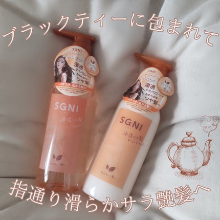 スグニ 浸透ツヤ髪 シャンプー/トリートメント/SGNI/市販シャンプーを使ったクチコミ(1枚目)