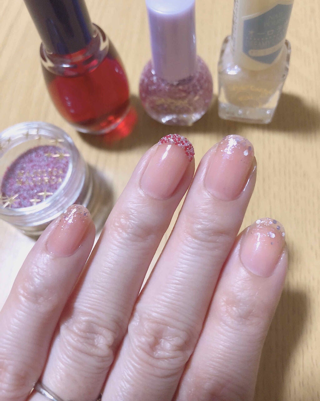 サンリオネイル/DAISO/マニキュアを使ったクチコミ(1枚目)