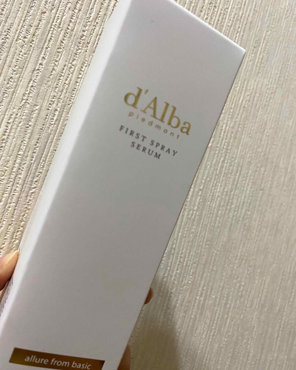 ダルバ ホワイトトリュフファーストスプレーセラム/ダルバ/ミスト状化粧水を使ったクチコミ(2枚目)