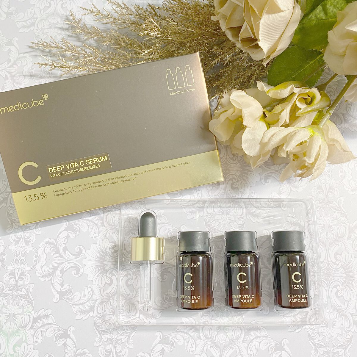 ディープビタCアンプル/MEDICUBE/美容液を使ったクチコミ（3枚目）