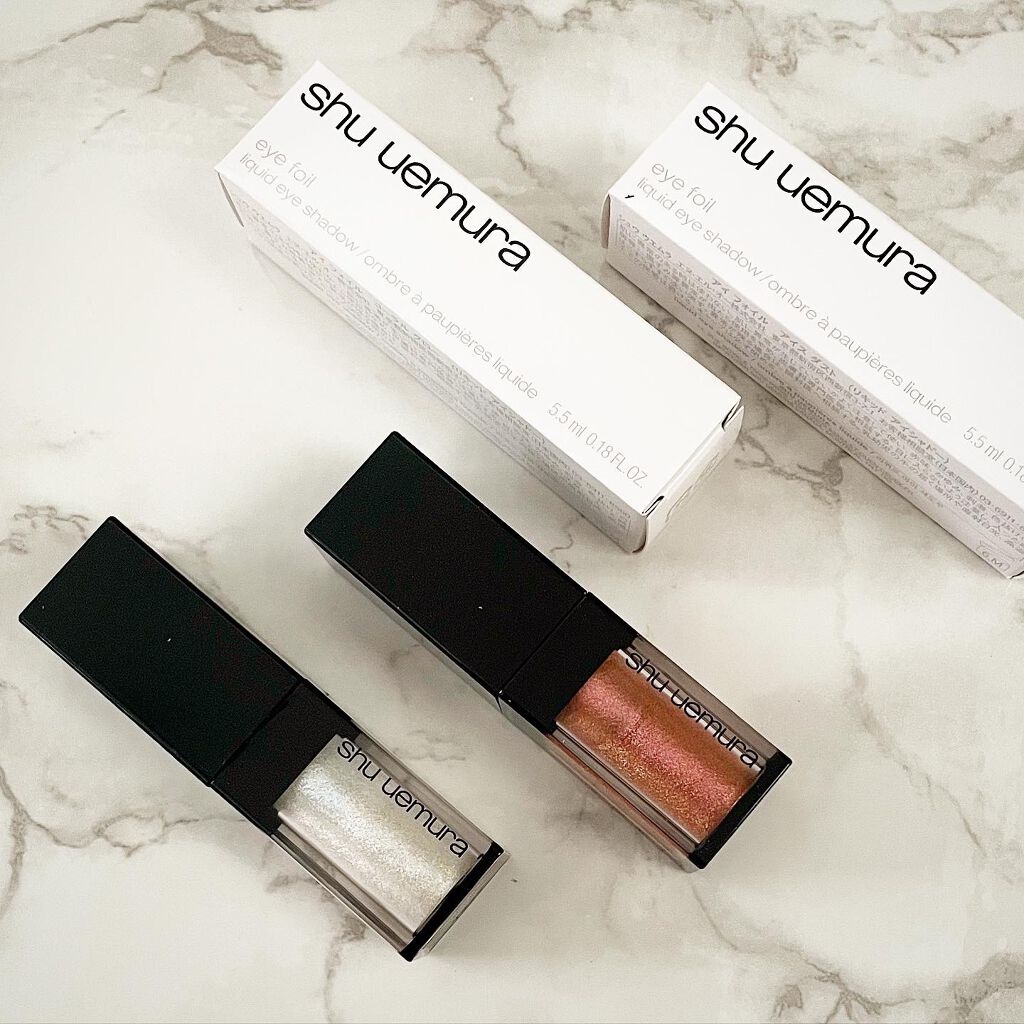 アイ フォイル アイス ダスト(限定色)/shu uemura/リキッドアイシャドウを使ったクチコミ（1枚目）