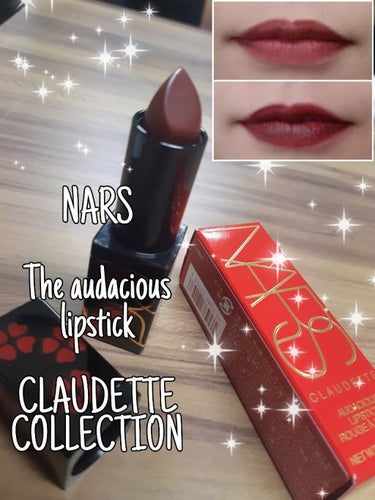 【セクシー】NARS オーディシャスリップスティック THE CLAUDETTE COLLECTION 00696 ディープブラウンレッド

先日、アイシャドウと一緒に購入したこちらのマットルージュ❤️