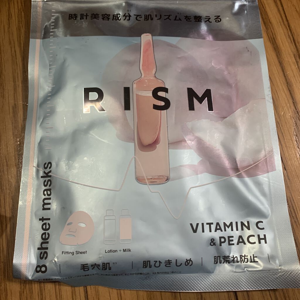 デイリーケアマスク ビタミンC&ピーチ/RISM/シートマスク・パックを使ったクチコミ（1枚目）