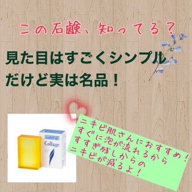 コラージュ コラージュA脂性肌用石鹸のクチコミ「【皮膚科のお医者さんに勧められた名品】⭐コラージュA脂性肌用石鹸⭐

こんにちは！もちもち大福.....」（1枚目）