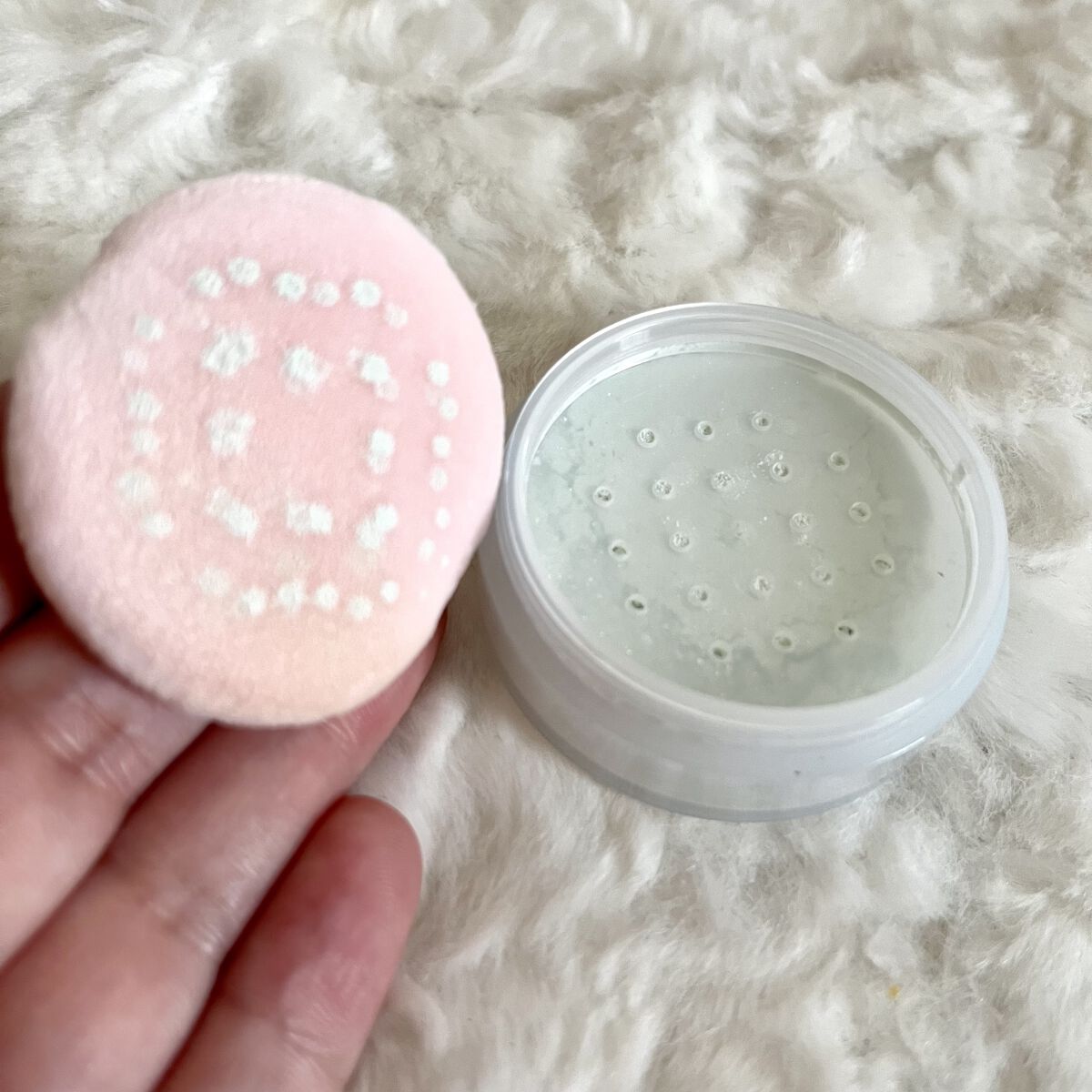 オイルブロックミネラルパウダー/キャンメイク/ルースパウダーを使ったクチコミ（2枚目）