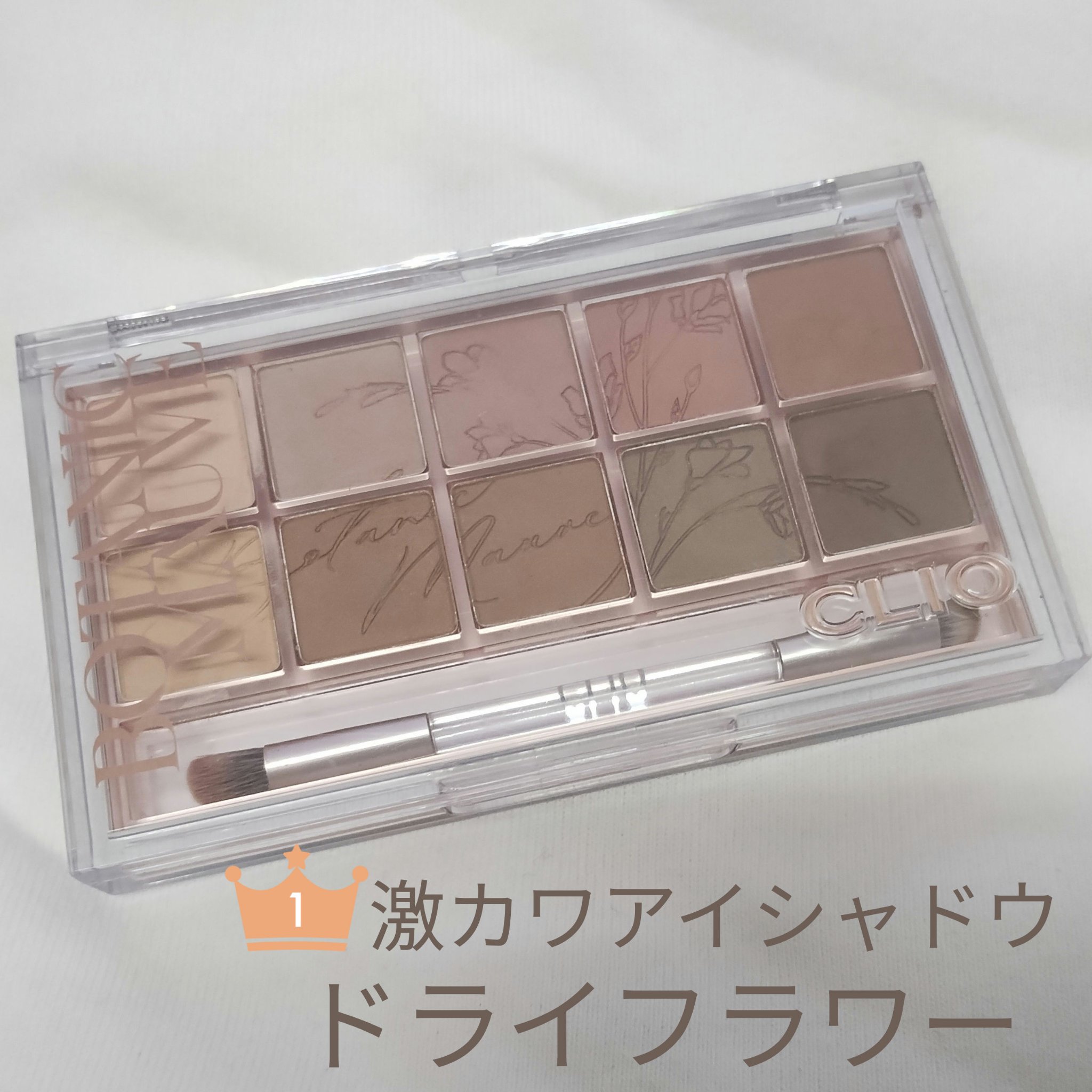 プロ アイ パレット 09 BOTANIC MAUVE(AD)/CLIO/アイシャドウパレットを使ったクチコミ（1枚目）