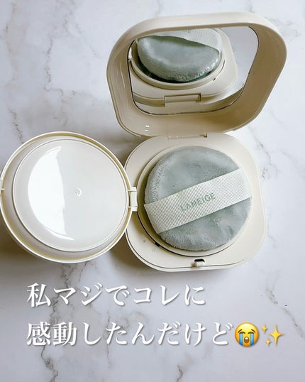 ネオ エッセンシャル フィニッシュパウダー/LANEIGE/ルースパウダーを使ったクチコミ(2枚目)