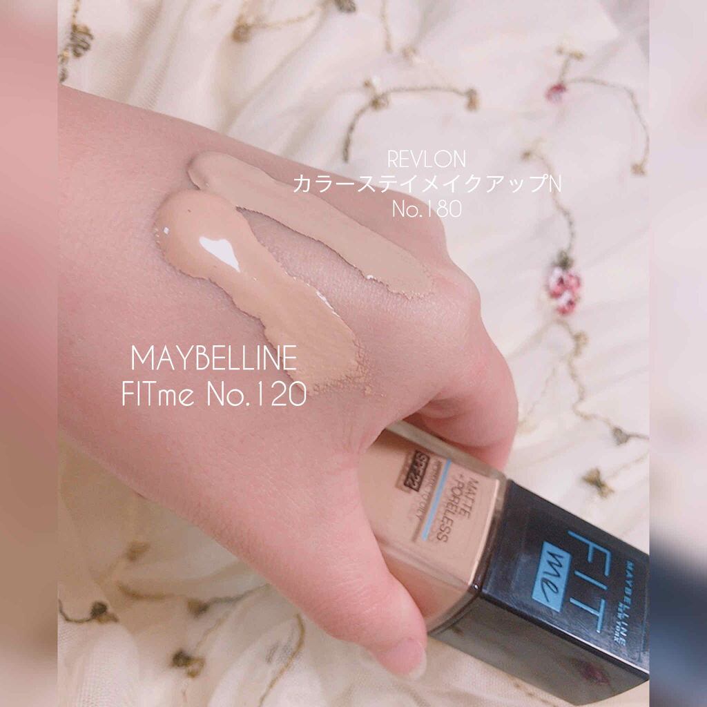 フィットミー リキッドファンデーション R/MAYBELLINE NEW YORK/リキッドファンデーションを使ったクチコミ（2枚目）