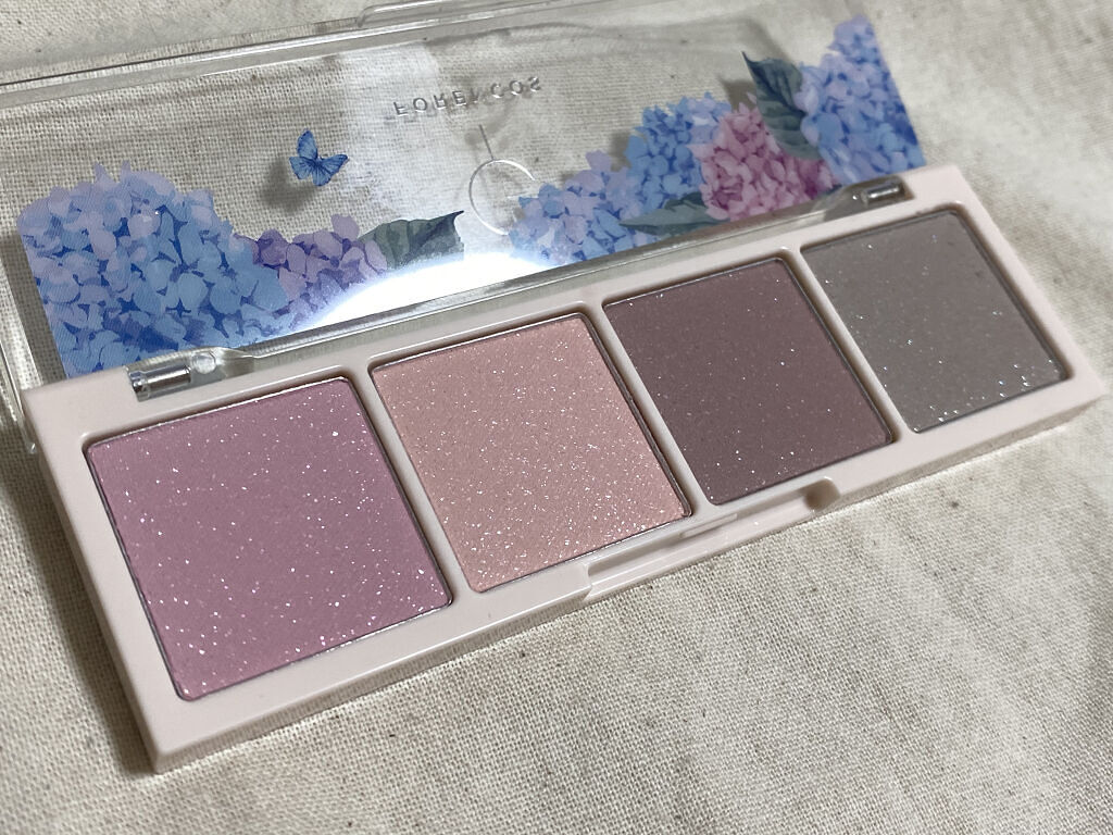 ベアシャドウパレット 10 ハイドレンジア/フォレンコス/アイシャドウパレットを使ったクチコミ（2枚目）