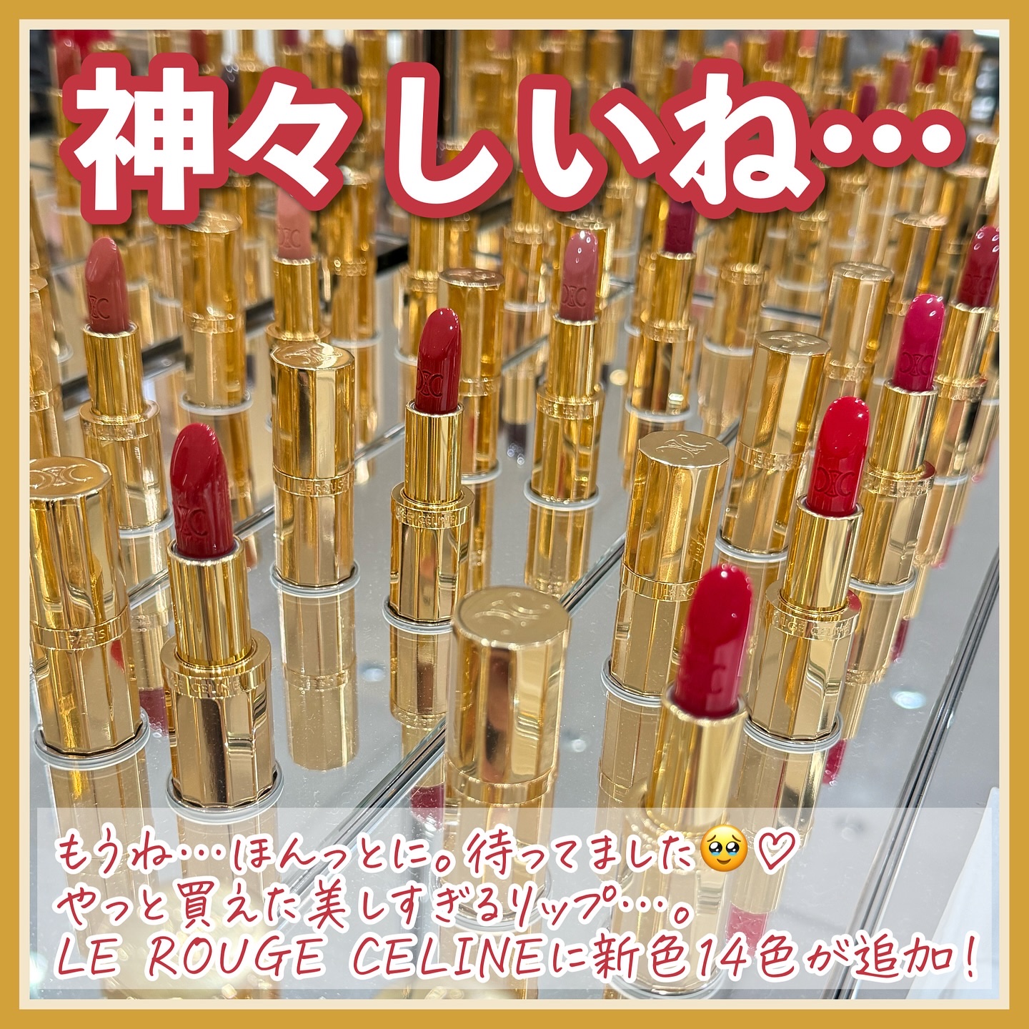 ル ルージュ セリーヌ/CELINE/口紅を使ったクチコミ（2枚目）