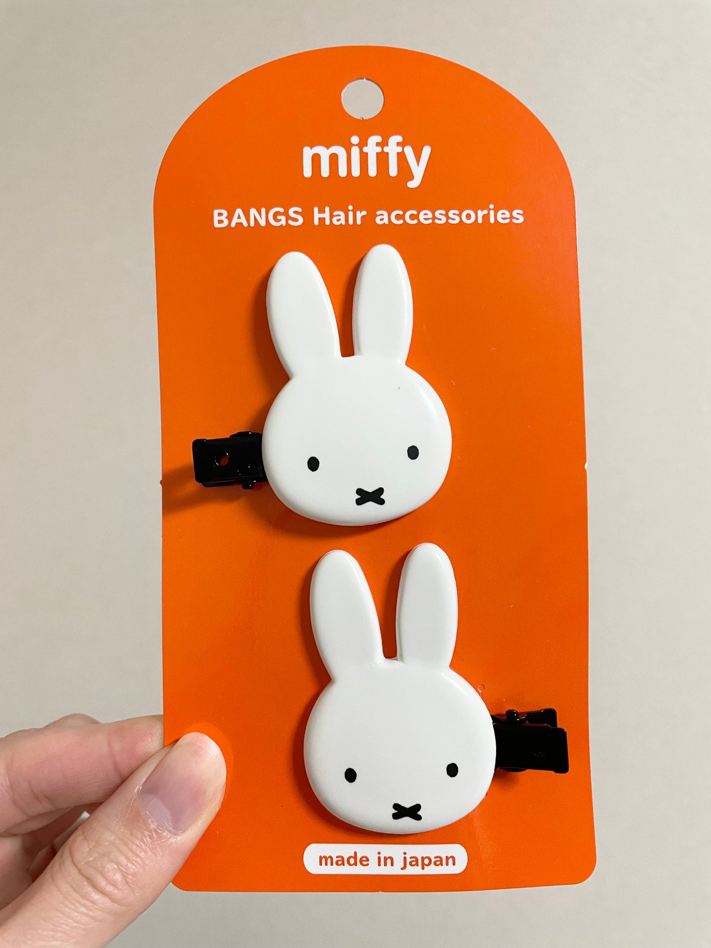 ダイカット前髪クリップ/miffy/ヘアアクセサリーを使ったクチコミ(1枚目)