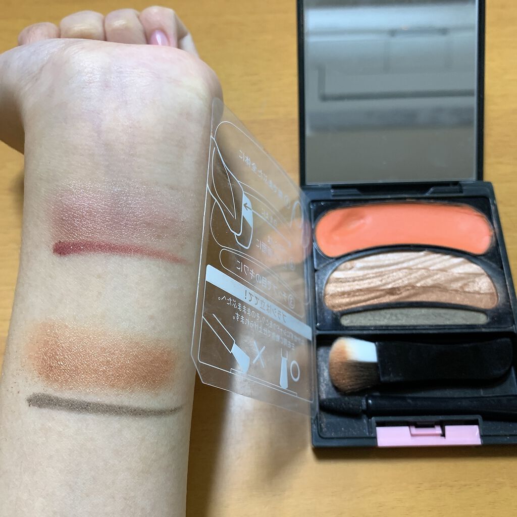 ブラシひと塗りシャドウ/オーブ/アイシャドウパレットを使ったクチコミ（3枚目）