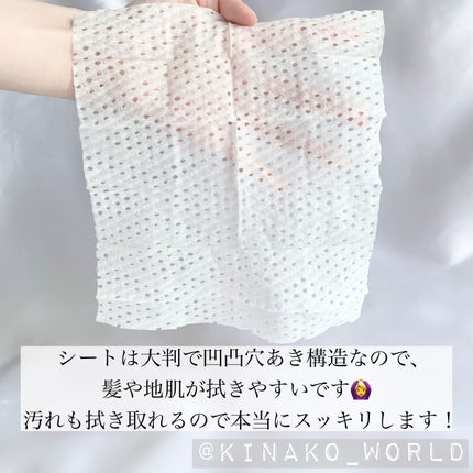 メリット ドライシャンプーシート すっきり爽快タイプ/メリット/ドライシャンプーを使ったクチコミ(5枚目)