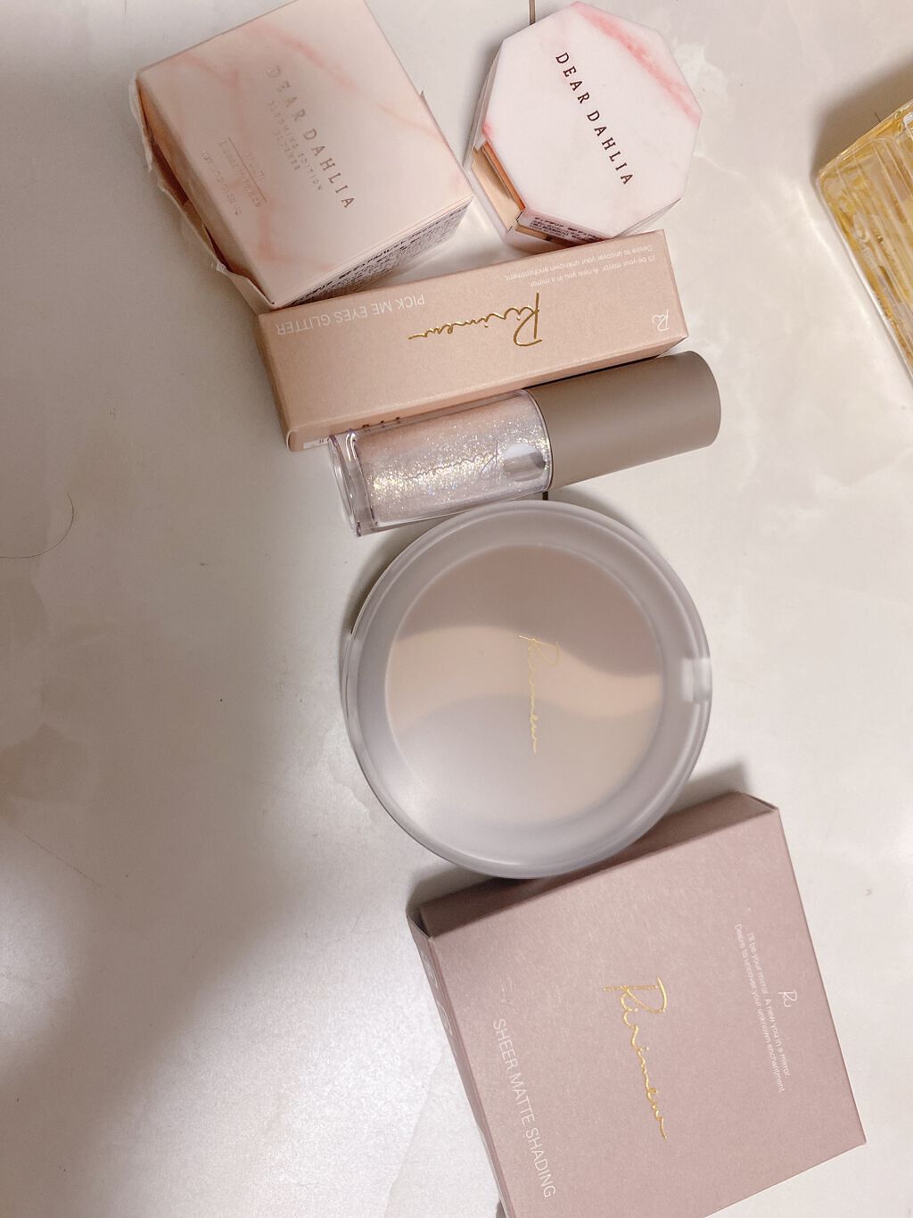 ブルーミング エディション パラダイス デュアル パレット ブラッシャー デュオ/DEAR DAHLIA/単色アイシャドウを使ったクチコミ（1枚目）