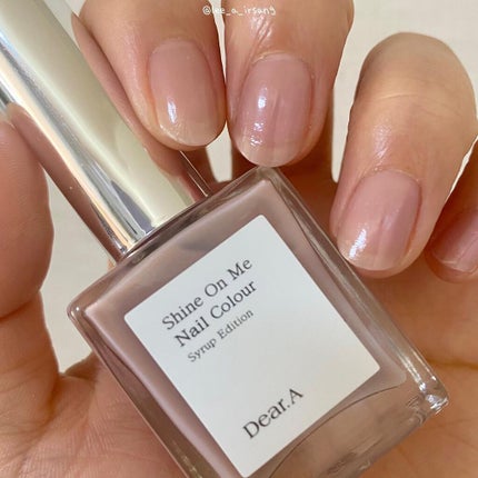 シャインオンミーネイルカラー/Dear.A/マニキュアを使ったクチコミ(7枚目)