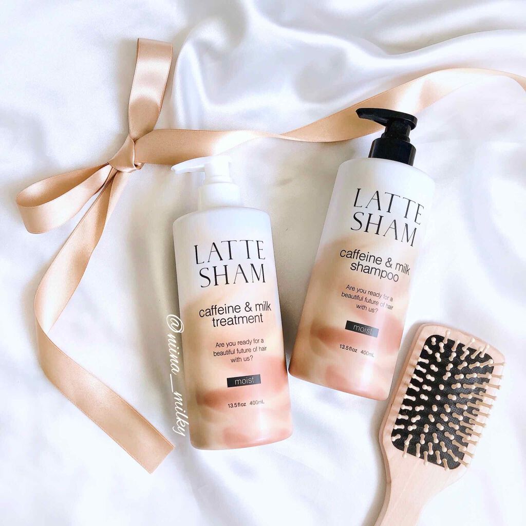 モイストシャンプー/モイストトリートメント/LATTE SHAM/市販シャンプーを使ったクチコミ(1枚目)