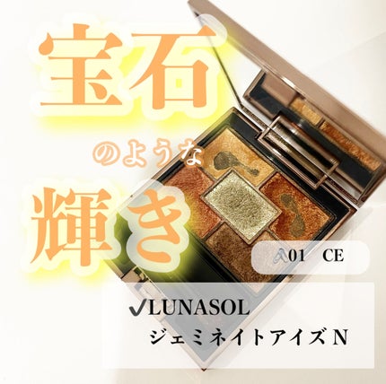 ジェミネイトアイズ N/LUNASOL/アイシャドウパレットを使ったクチコミ(1枚目)