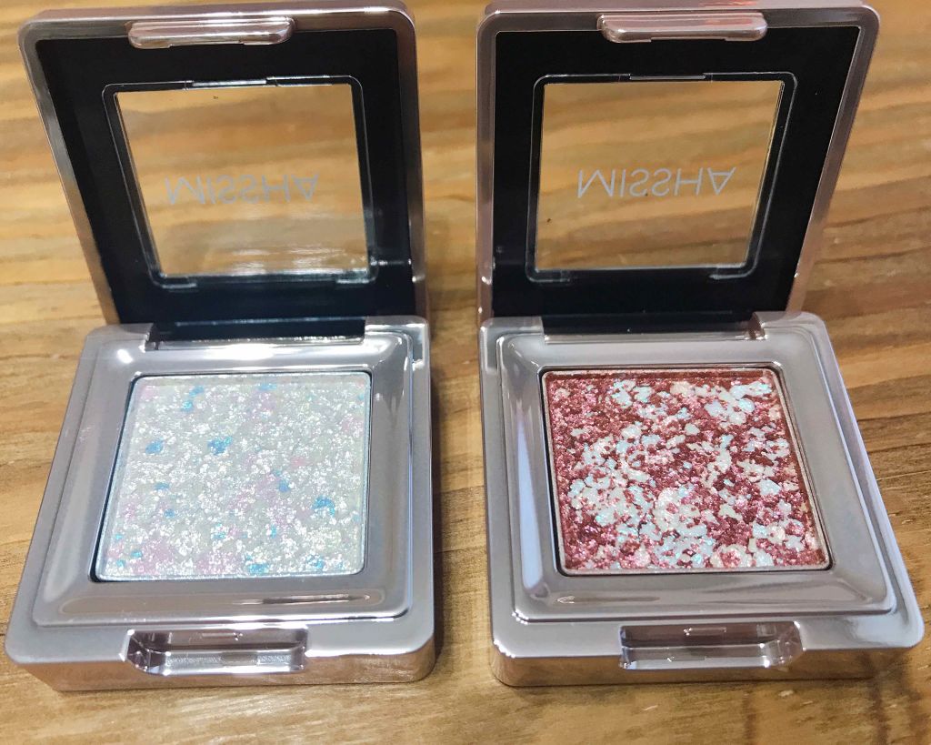 グリッタープリズム シャドウ/MISSHA/グリッターを使ったクチコミ(2枚目)
