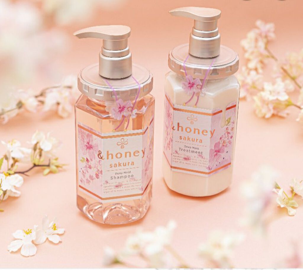 サクラ ディープモイスト シャンプー1.0/ヘアトリートメント2.0/&honey/シャンプー・コンディショナーを使ったクチコミ（2枚目）