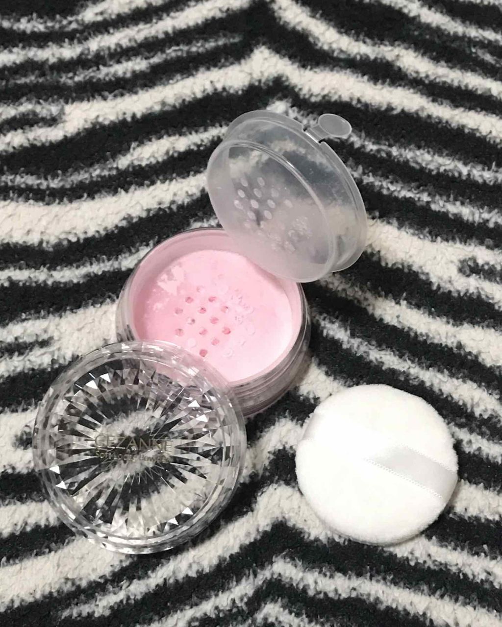 うるふわ仕上げパウダー/CEZANNE/ルースパウダーを使ったクチコミ（3枚目）