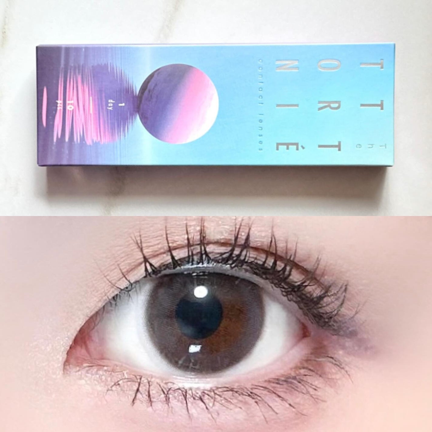 TETRITON/TETRITON/ワンデー(1DAY)カラコンを使ったクチコミ(1枚目)