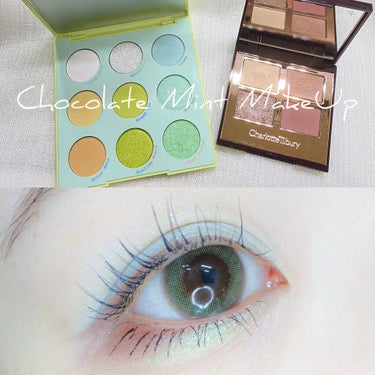 ▶︎colourpop Aura & Out
左列全て使ってミントカラーメイクに💚
▶︎Charlotte Tilbury BIGGER BRIGHTER EYES
アイラインと下まぶたの目尻に

▶︎