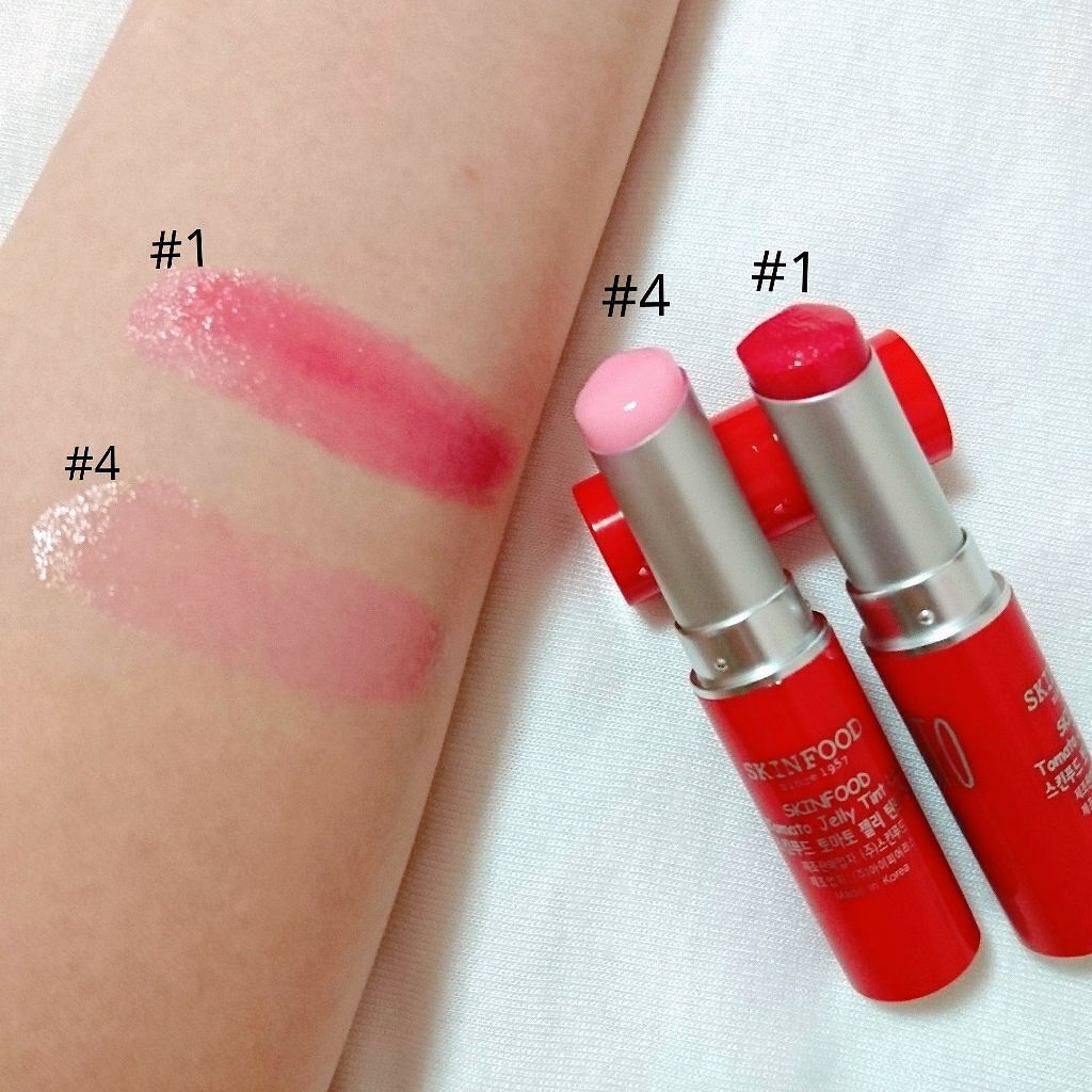 トマト ジェリー ティント リップ/SKINFOOD/リップティントを使ったクチコミ(2枚目)