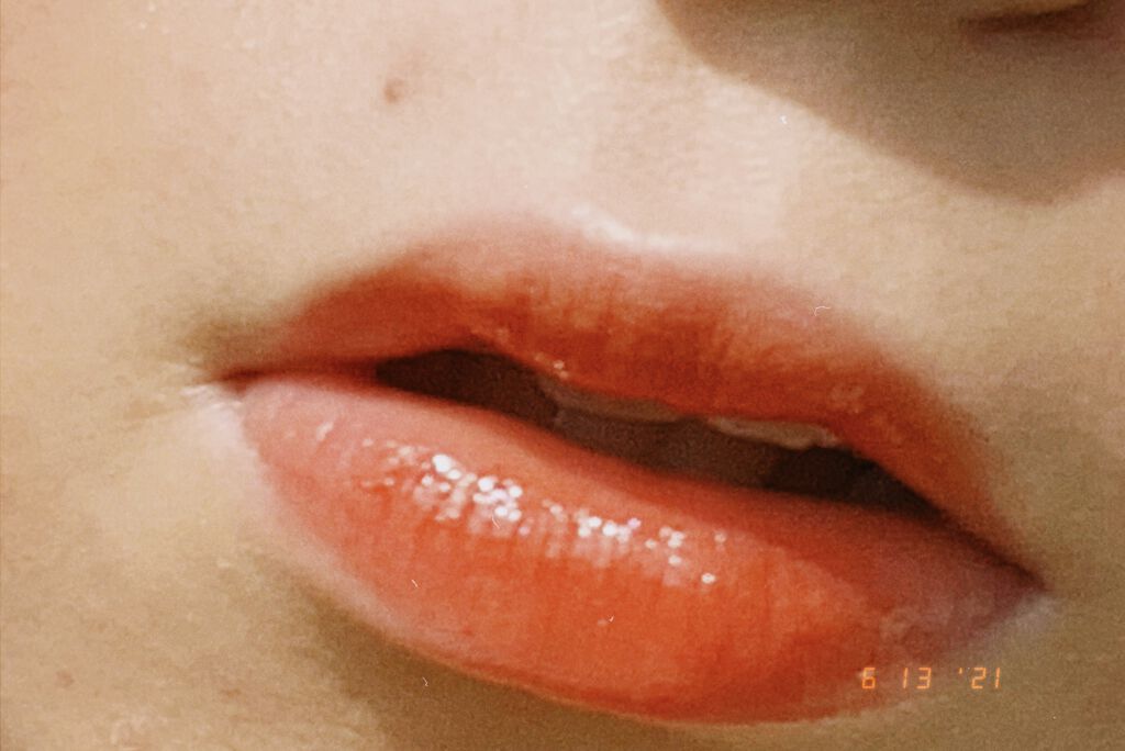 アピュー ジューシーパン スパークリングティント/A’pieu/口紅を使ったクチコミ（3枚目）