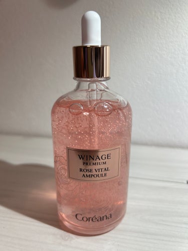 Coreana
WINAGE PREMIUM ROSE VITAL AMPOULE
150ml 6,900円

150mlの大容量韓国の美容液。
アンプルエヌが有名だけどここの同じ会社が作ったコリアナ製