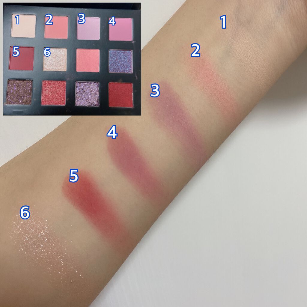 HEXZEスターライトファントム12アイシャドウ01/HEXZE(ヘックスゼ)/アイシャドウパレットを使ったクチコミ(3枚目)