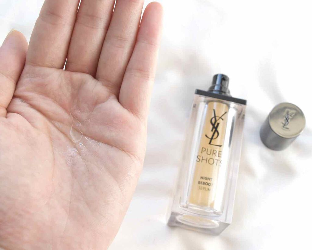 ピュアショット ナイト リチャージセラム/YVES SAINT LAURENT BEAUTE/美容液を使ったクチコミ(3枚目)