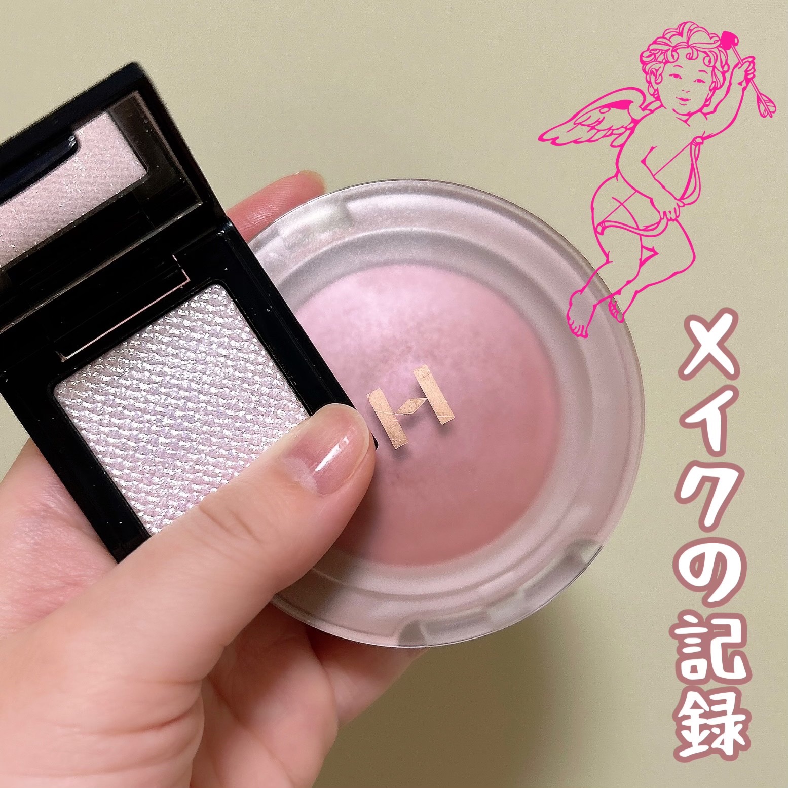 トゥルーディメンショングロウチーク/hince/パウダーチークを使ったクチコミ（1枚目）