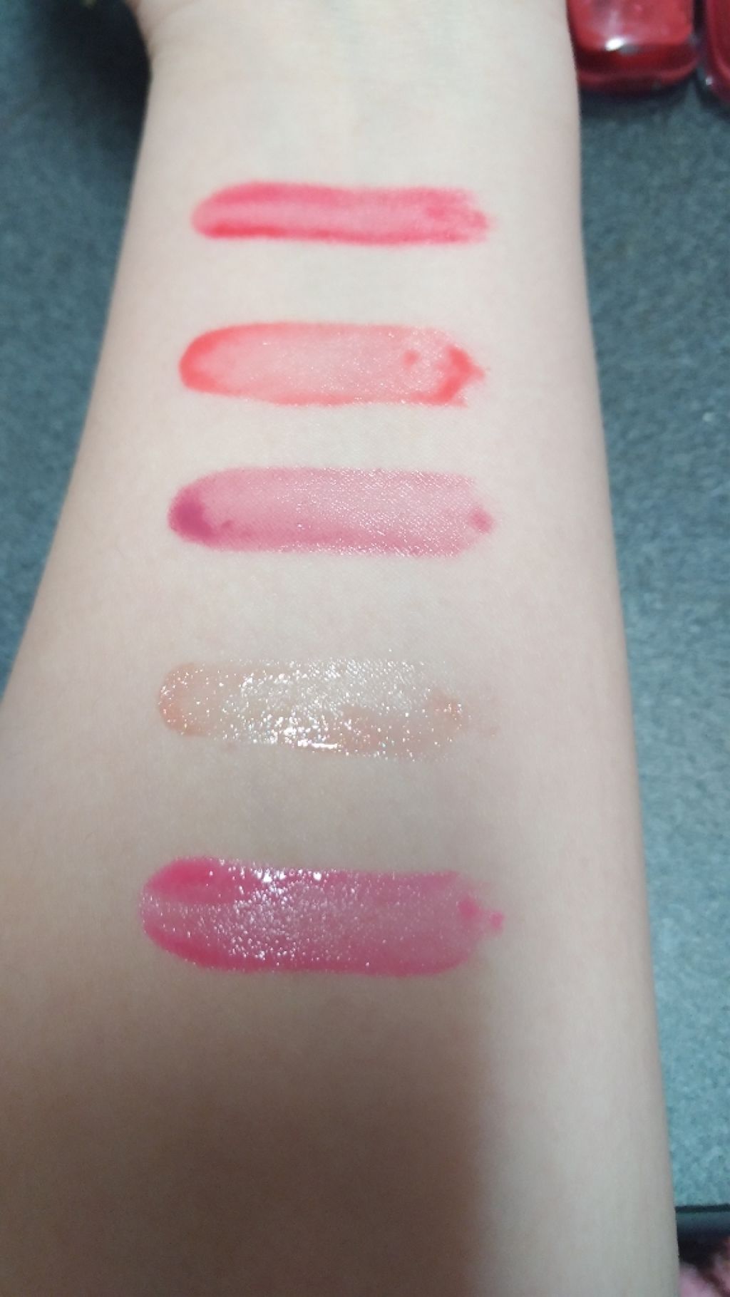 ディアダーリン ウォータージェルティント (アイスティント)/ETUDE/口紅を使ったクチコミ(2枚目)