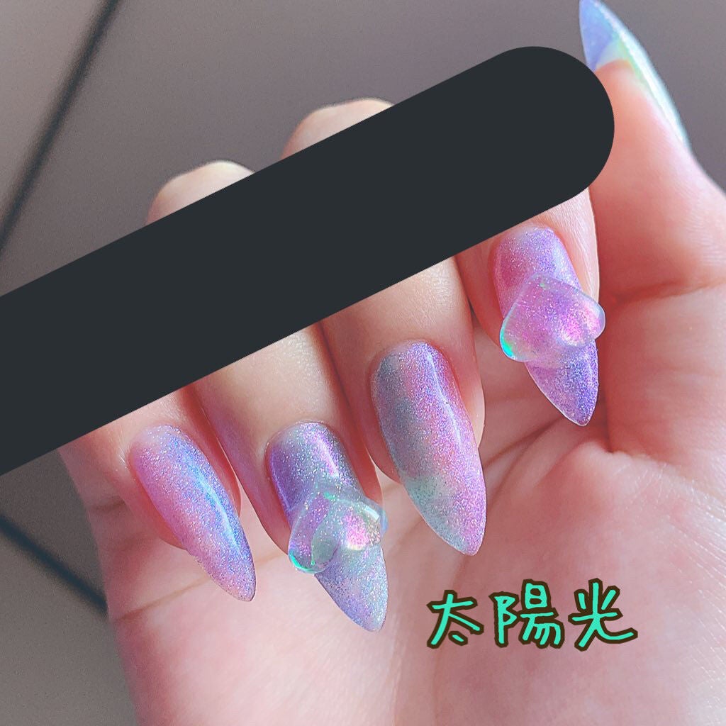 ジェルネイル(ライト対応)/セリア/ジェルネイルを使ったクチコミ(3枚目)