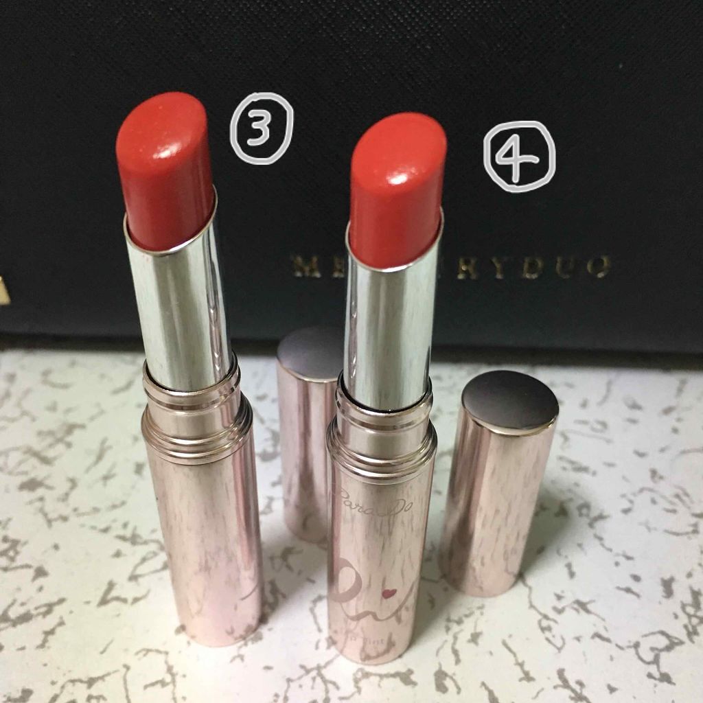 リップティント/パラドゥ/口紅を使ったクチコミ（3枚目）