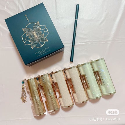 百花同心錠 彫刻リップ/花西子/口紅を使ったクチコミ(7枚目)