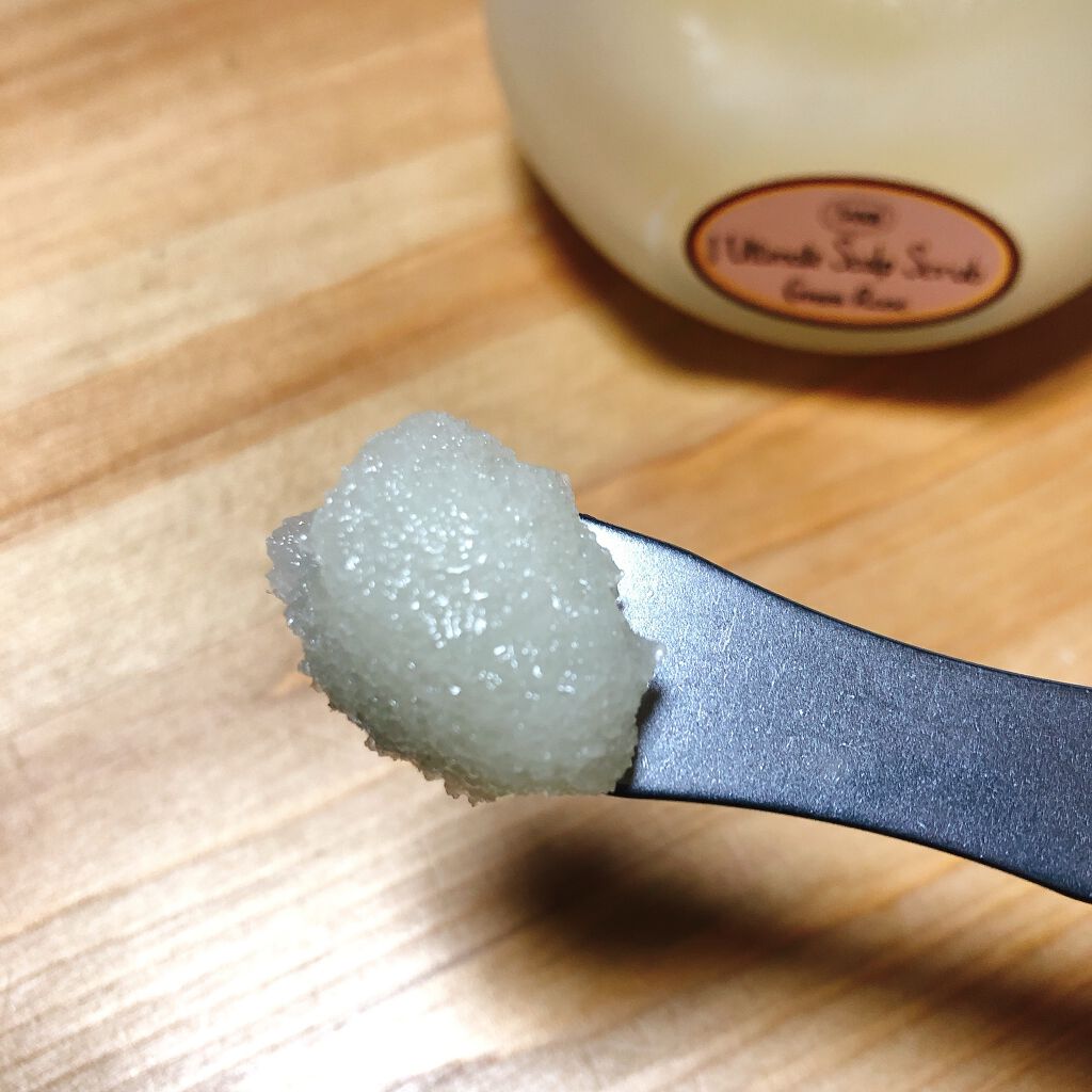 ヘッドスクラブ グリーン・ローズ/SABON/ヘッドスクラブを使ったクチコミ（3枚目）