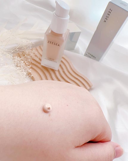 化粧崩れ対策 リキッドファンデーション 01/ZEESEA/リキッドファンデーションを使ったクチコミ(3枚目)