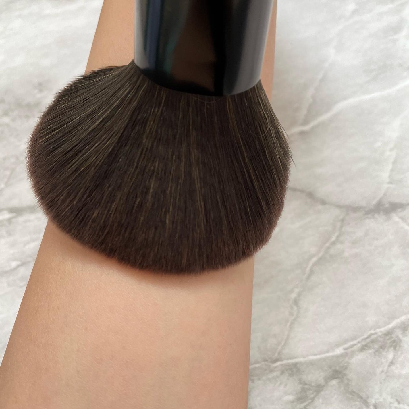 SIXPLUS フェイスブラシ 3本セット - Dawnシリーズ(ブラック)/SIXPLUS/メイクブラシを使ったクチコミ(3枚目)