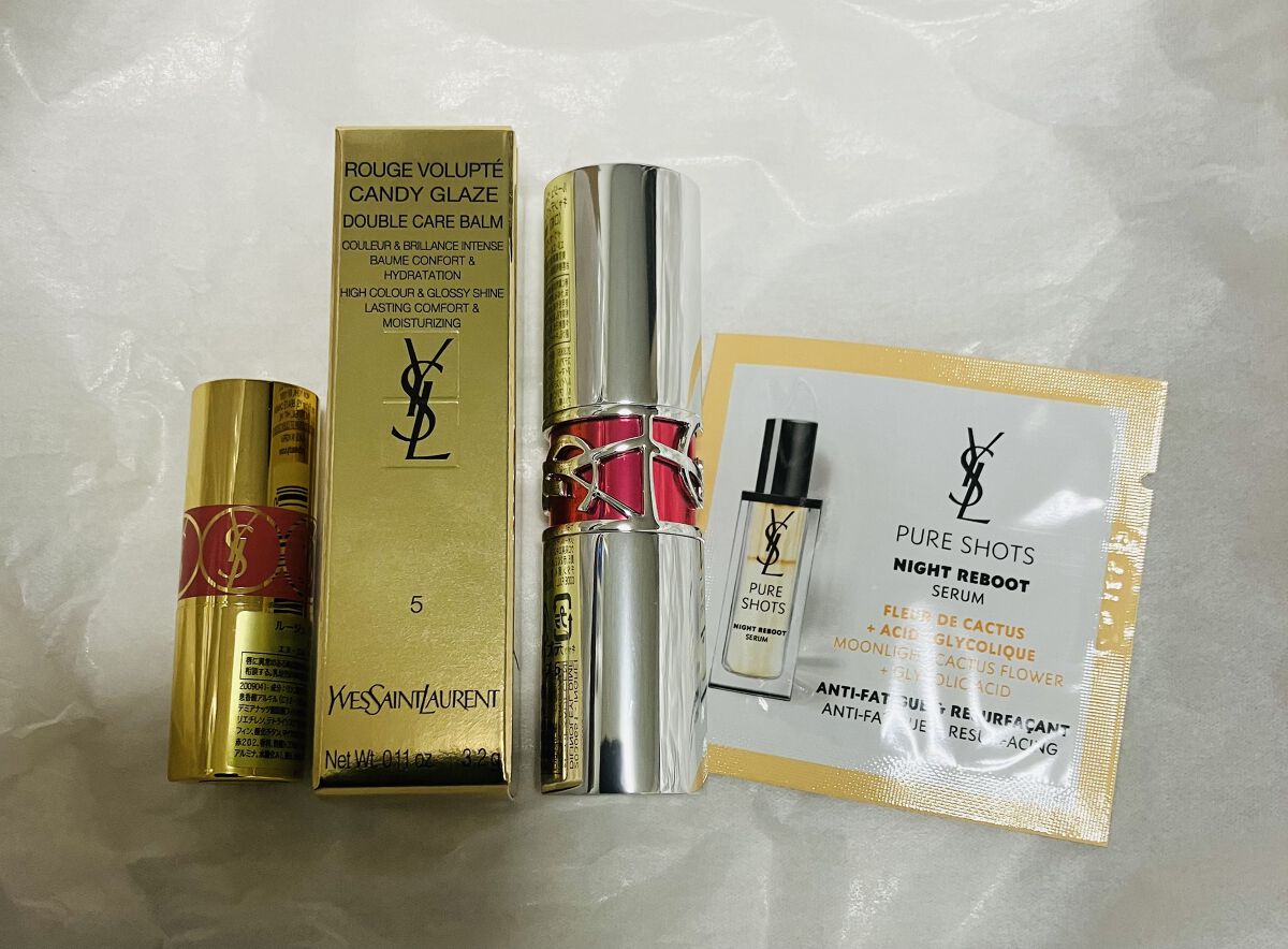 YSL ラブシャイン キャンディグレーズ/YVES SAINT LAURENT BEAUTE/口紅を使ったクチコミ（1枚目）